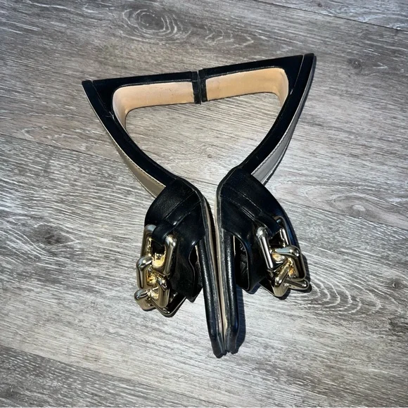 Fashion Nova Faux Leather Chain Heels - Picture 6 of 10